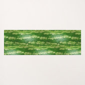 Benutzerdefiniertes Wassermelonen-Haut-Texturmuste Yogamatte (Rückseite (Horizontal))