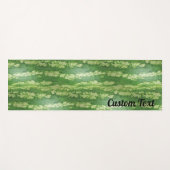 Benutzerdefiniertes Wassermelonen-Haut-Texturmuste Yogamatte (Vorderseite (Horizontal))