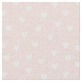 Benutzerdefiniertes weiches rosa Herz Stoff