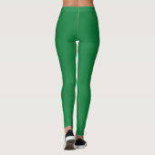 Benutzerdefiniertes Weihnachts-Grüne Frauen-Design Leggings (Rückseite)