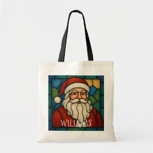 Benutzerdefiniertes Weihnachts-Santa-Art-Deco-Bunt Tragetasche