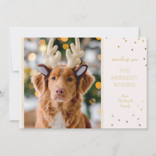 Benutzerdefiniertes Weihnachtsfoto Mitteilungskarte