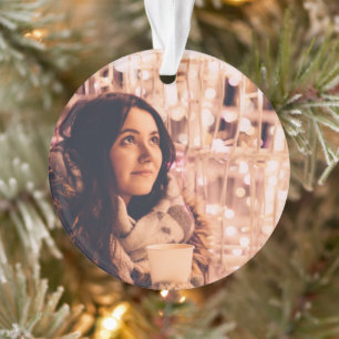 Benutzerdefiniertes Weihnachtsfoto Ornament
