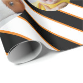 Benutzerdefiniertes Weihnachtsgeschenk für vier Fo Geschenkpapier (Rolleneckpunkt)