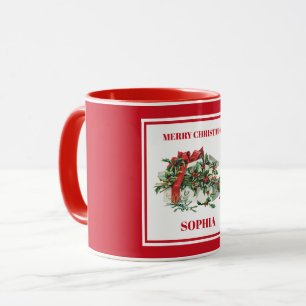 Benutzerdefiniertes Weihnachtsgeschenk im Vintage- Tasse