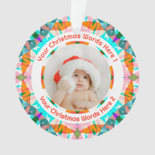 Benutzerdefiniertes Weihnachtsgeschenk mit Familie Ornament