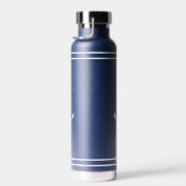 Benutzerdefiniertes weißes Ankerlogo Trinkflasche (Rechts)
