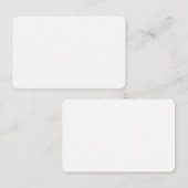 Benutzerdefiniertes weißes Design Foto oder Text h Visitenkarte (Vorne/Hinten)
