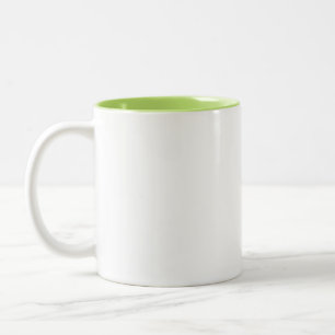 Benutzerdefiniertes weißes einfaches Design Foto o Zweifarbige Tasse