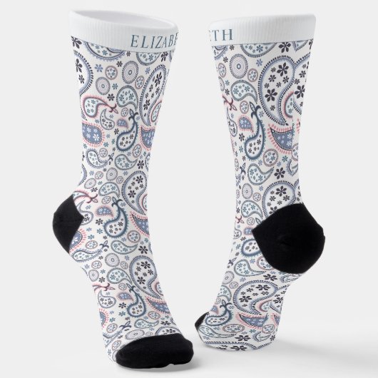 Benutzerdefiniertes weißes Hintergrundbild Graues  Socken (Gewinkelt)