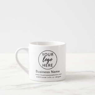 Benutzerdefiniertes Werbe-Logo für Unternehmen Espressotasse