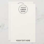 Benutzerdefiniertes Werbelogo Briefpapier (Vorne/Hinten)