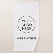 Benutzerdefiniertes Werbelogo - Keine Mindestbeste Badehandtuch (Badehandtuch)