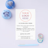 Benutzerdefiniertes Werbelogo - Keine Mindestbeste Flyer (Einzeln)