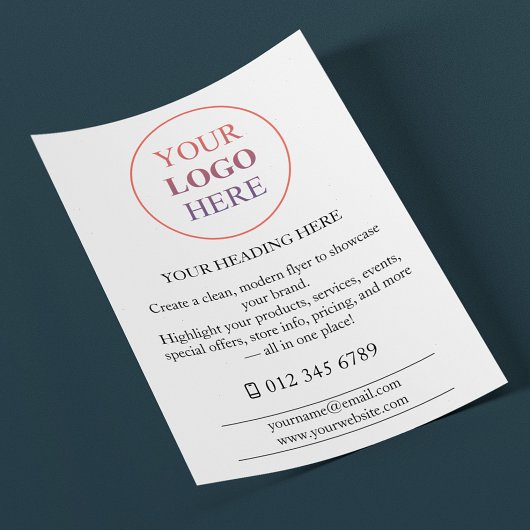 Benutzerdefiniertes Werbelogo - Keine Mindestbeste Flyer