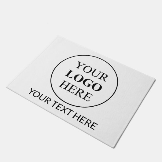 Benutzerdefiniertes Werbelogo - Keine Mindestbeste Fußmatte (Schrägansicht)