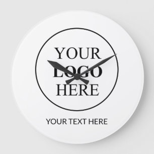 Benutzerdefiniertes Werbelogo - Keine Mindestbeste Große Wanduhr