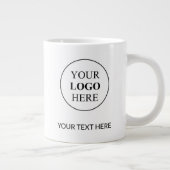 Benutzerdefiniertes Werbelogo - Keine Mindestbeste Jumbo-Tasse (Rechts)