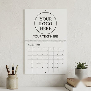 Benutzerdefiniertes Werbelogo – Keine Mindestbeste Kalender