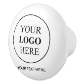 Benutzerdefiniertes Werbelogo - Keine Mindestbeste Keramikknauf (Rechts)