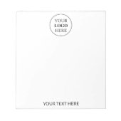 Benutzerdefiniertes Werbelogo - Keine Mindestbeste Notizblock (Vorderseite)