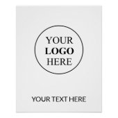 Benutzerdefiniertes Werbelogo - Keine Mindestbeste Poster (Vorderseite)