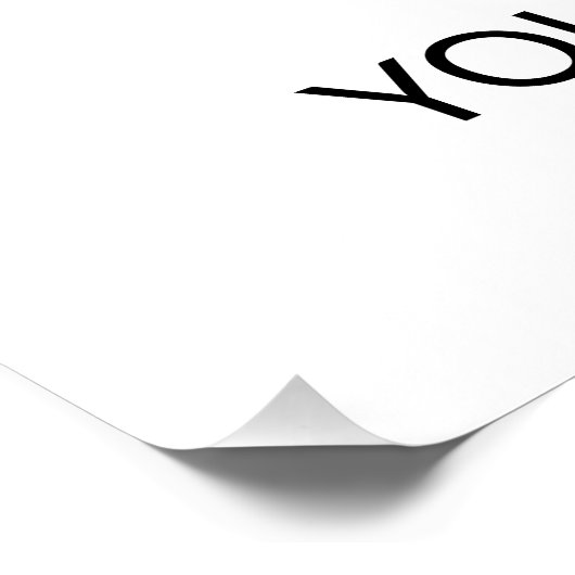 Benutzerdefiniertes Werbelogo - Keine Mindestbeste Poster (Ecke)