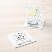 Benutzerdefiniertes Werbelogo - Keine Mindestbeste Rechteckiger Pappuntersetzer (Vor Ort)