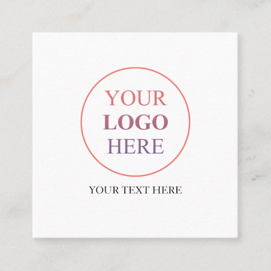 Benutzerdefiniertes Werbelogo - Keine Mindestbeste Telefonnummerkarte (Vorderseite)