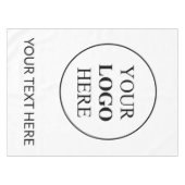 Benutzerdefiniertes Werbelogo - Keine Mindestbeste Tischdecke (Vorderseite (Horizontal))