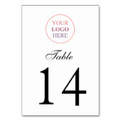 Benutzerdefiniertes Werbelogo - Keine Mindestbeste Tischnummer (Rückseite)