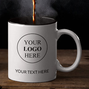 Benutzerdefiniertes Werbelogo - Keine Mindestbeste Zweifarbige Tasse