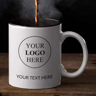 Benutzerdefiniertes Werbelogo - Keine Mindestbeste Zweifarbige Tasse