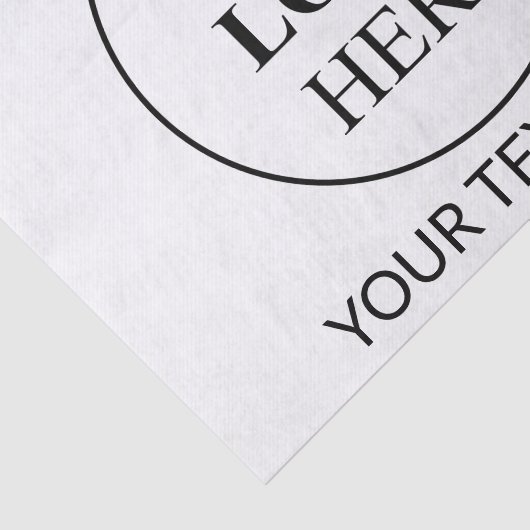 Benutzerdefiniertes Werbelogo Seidenpapier (Ausschnitt)