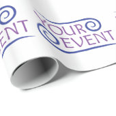 Benutzerdefiniertes Werbepapier für Veranstaltunge Geschenkpapier (Rolleneckpunkt)