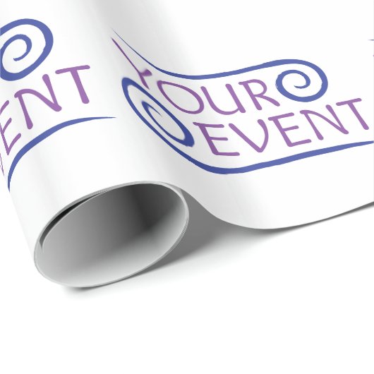 Benutzerdefiniertes Werbepapier für Veranstaltunge Geschenkpapier (Rolleneckpunkt)