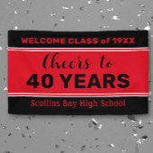 Benutzerdefiniertes Wiedersehen-Banner der 40-jähr Banner