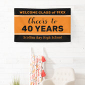 Benutzerdefiniertes Wiedersehen-Banner der 40-jähr Banner (Insitu)