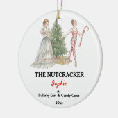 Benutzerdefiniertes Wiegenlied Mädchen Nussknacker Keramik Ornament (Links)