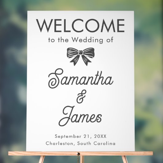 Benutzerdefiniertes Willkommen - Name-Zeichen für  Acrylschild (Neutral)