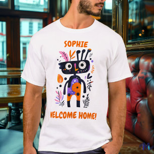 Benutzerdefiniertes Willkommen-zu-Hause-Fun-Shirt T-Shirt