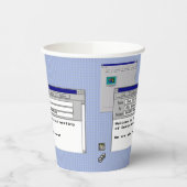 Benutzerdefiniertes Windows 95 Computergeschäftstr Pappbecher (Links)