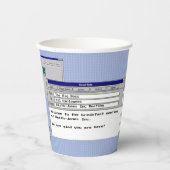 Benutzerdefiniertes Windows 95 Computergeschäftstr Pappbecher (Vorderseite)