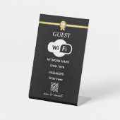 Benutzerdefiniertes WLAN-Zeichen Sockelschild (Vorderseite)