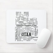 Benutzerdefiniertes Word Cloud-Maus-Pad - Schwarze Mousepad (Mit Mouse)