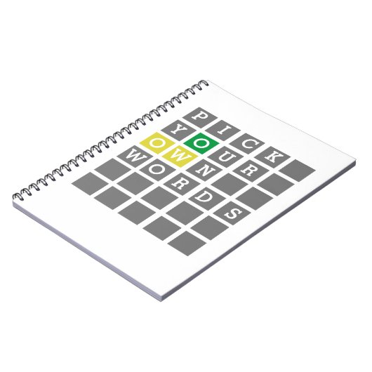 Benutzerdefiniertes Wort Notizblock (Linke Seite)