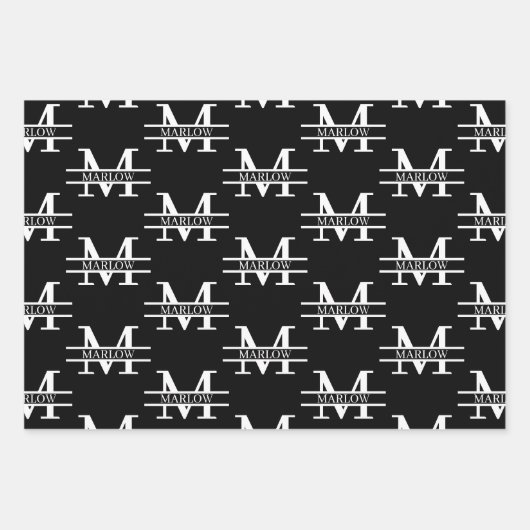 Benutzerdefiniertes Wrapping für Personalisierte M Geschenkpapier Set (Vorderseite 3)