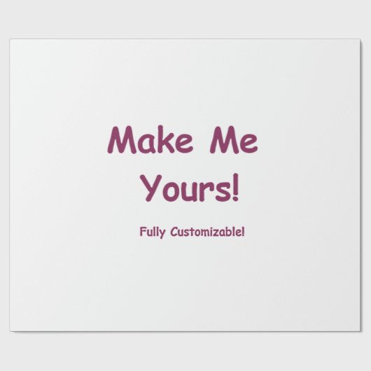 Benutzerdefiniertes Wrapping-Papier für jeden Fall Geschenkpapier (Flach)