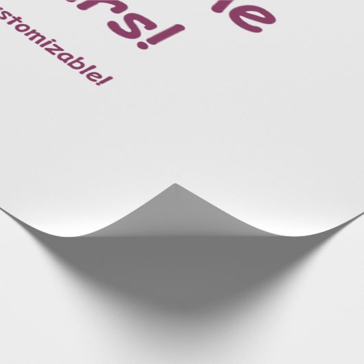 Benutzerdefiniertes Wrapping-Papier für jeden Fall Geschenkpapier (Ecke)