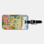 Benutzerdefiniertes Wüstenblumen-Gepäckanhänger Gepäckanhänger (Vorderseite horizontal)